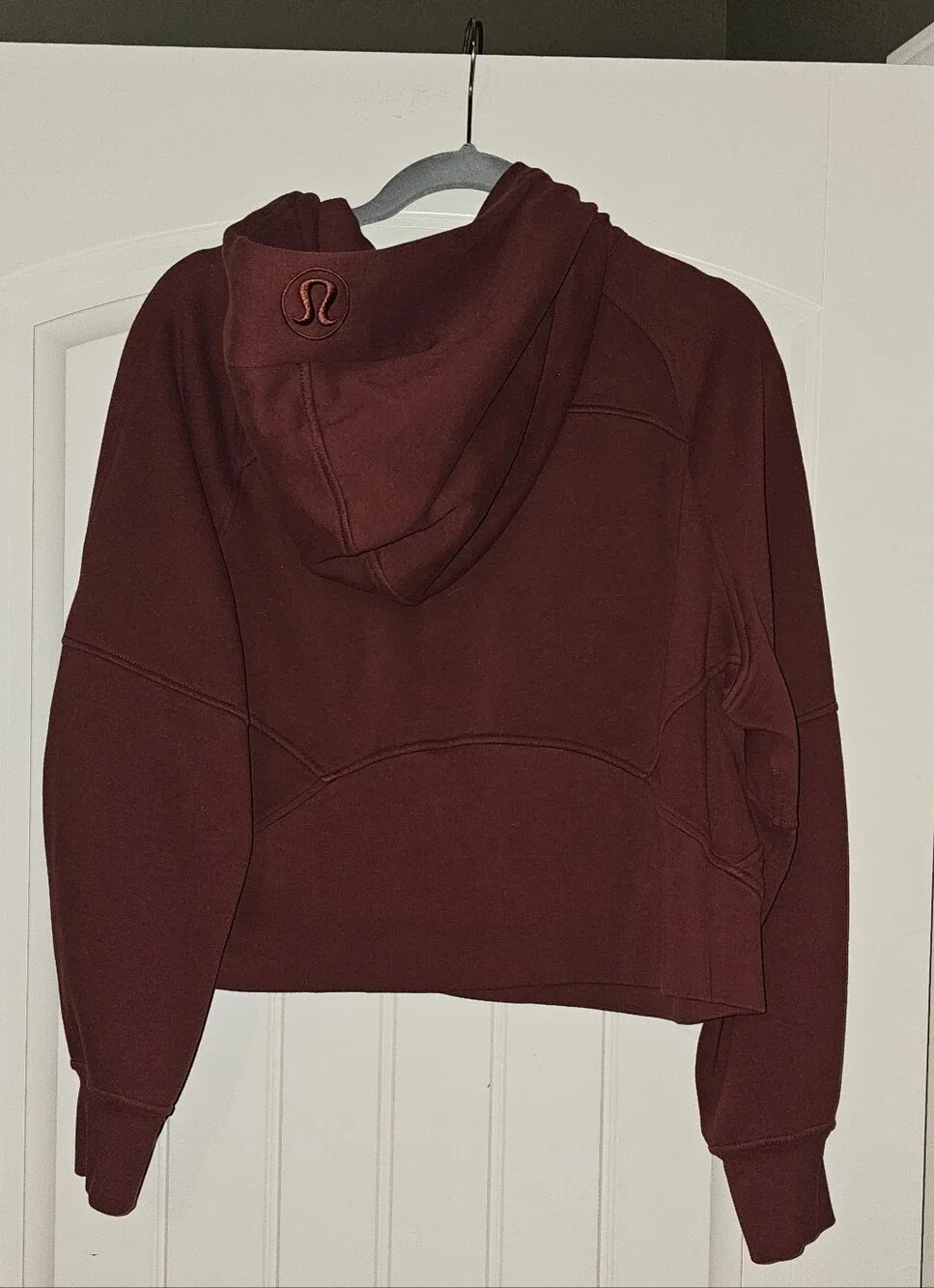 lululemon athletica Half-Zip Hoodie in Burgundy